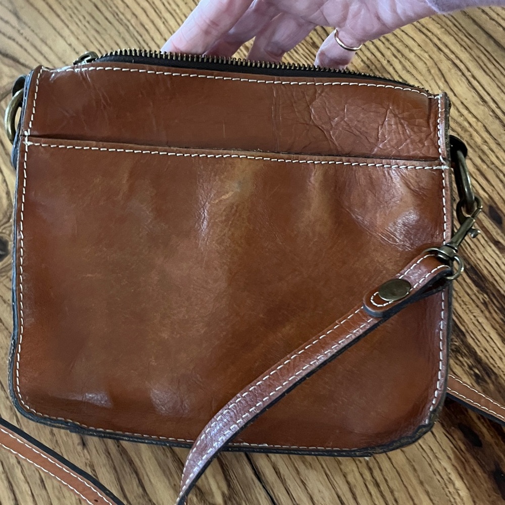Patricia Nash Tan Brown Leather Interior Pouch - Picture 3 of 9